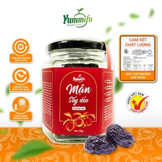Mận sấy dẻo chua ngọt không hạt Yummifo ăn vặt hộp lục giác 230g