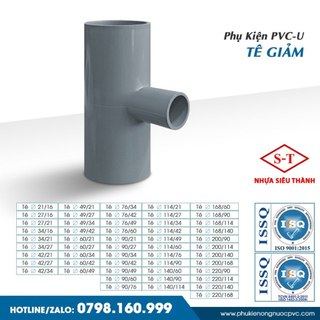 Tê giảm, tê thu 200 nhựa siêu thành
