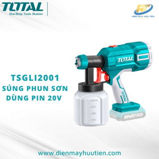 Súng phun sơn 20v Total TSGLI2003 (THÂN MÁY CHƯA BAO GỒM PIN+SẠC)