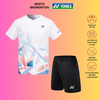 Áo Cầu Lông, Quần Cầu Lông, Bộ Cầu Lông YONEX Nam Nữ, Vải Thoáng Khí STT329