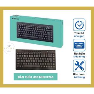 Bàn phím mini logitech k260/kb211- thiết kế nhỏ gọn- tiện dụng, bảo hành 12 tháng- hàng công ty