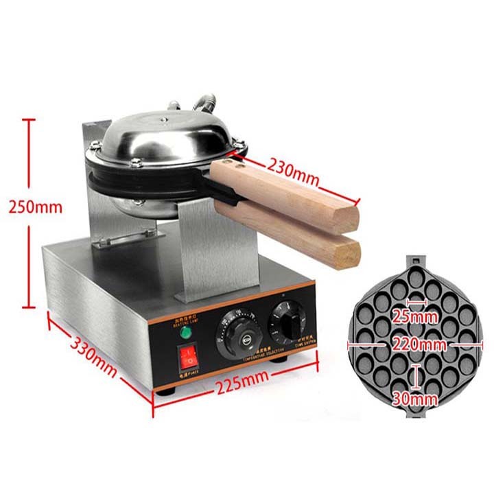 Máy trứng gà non 1400W kiểm soát nhiệt độ chính xác, bánh thơm ngon