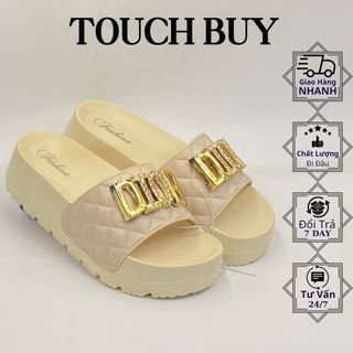 Dép lê quai ngang d i o r hot trend nữ fullsize