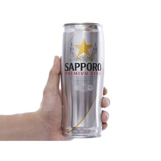 Thùng 6 lon bia Sapporo 650ml