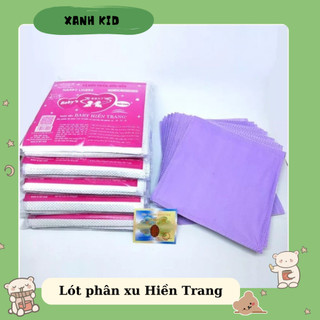 Miếng lót phân xu, lót sơ sinh cao cấp chống thấm 3 lớp Hiền Trang (gói 14 miếng)