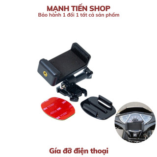 [ Giao hỏa tốc ] Bộ Kẹp Điện Thoại Dán Lên Mặt Đồng Hồ Xe Máy Xoay 360