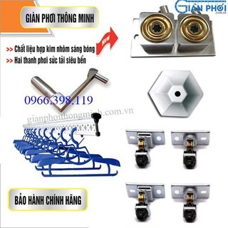 Ưu đãi giàn phơi thông minh quay tay hòa phát 999b chính hãng