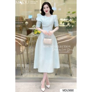 Váy Thiết Kế MDU3690 Váy Xòe Nhẹ Chất Liệu Tafta Thượng Hạng Từ MDU
