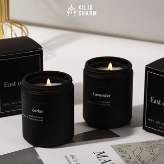 Nến thơm thiên nhiên 200g, 6 mùi hương thư giãn giảm stress decor phòng ngủ KS01 - KILIG CHARM