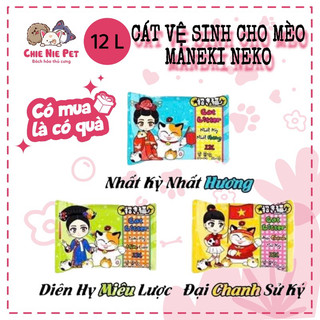 Cát vệ sinh mèo Maneki Neko 12L