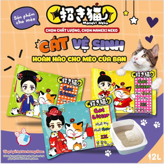 Cát vệ sinh mèo Maneki Neko 12L