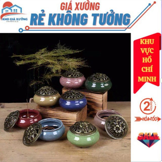   Giá Xưởng HCM  Lư Xông Trầm Hương Thác Khói - Xông Trầm Đỉnh Đốt Nhang Bằng Sứ Nhiều Hình Mẫu Thiết Kế Tao Nhã Tinh Xảo 