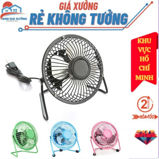 [Giá Xưởng HCM] Quạt Lồng Sắt Mini USB Để Bàn Chắc Chắn-Quạt Xoay 360 Độ Công Suất Mạnh-Có Cổng Sạc Và Công Tắc Siêu Mát
