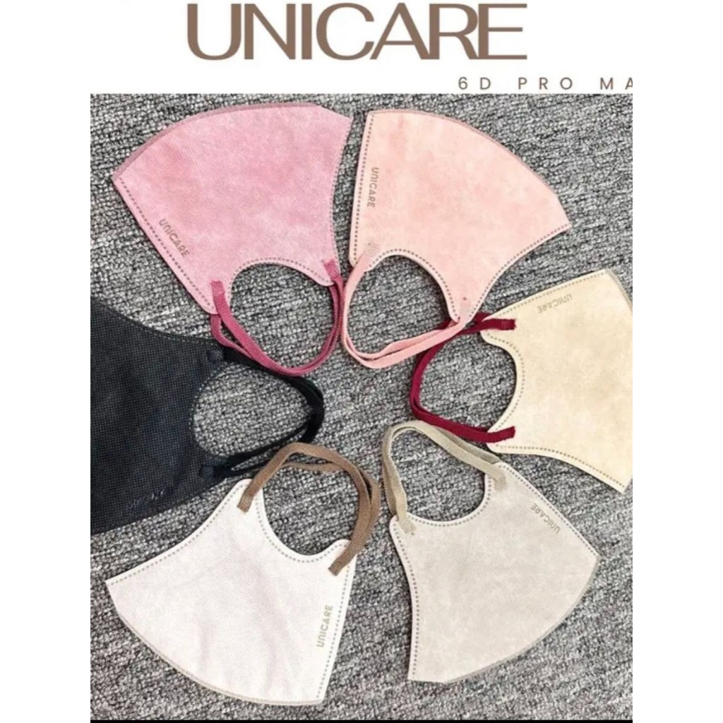 Thùng 50 Cái Khẩu trang 6D PRO MASK Airfit, Khẩu Trang 6D UNICARE Pro Mask