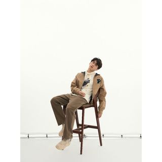 [PAPER STUDIO] Quần jeans nam form dài dáng suông rộng basic 02