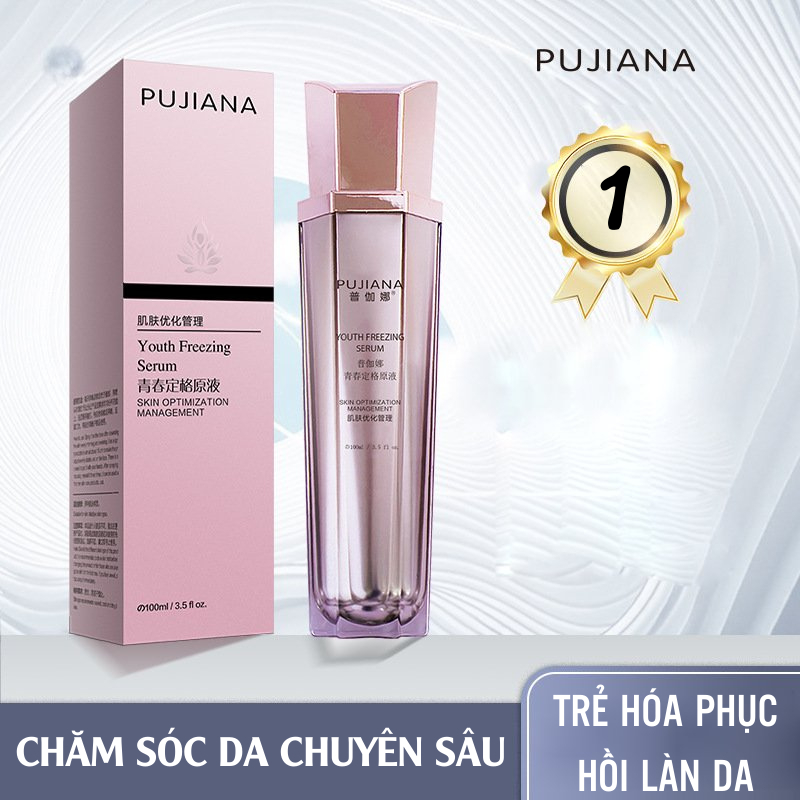 Serum mờ nếp nhăn trẻ hóa da PUJIANA - Tinh chất PUJIANA xóa nhăn, chống lão hóa, se khít lỗ chân lông, phục hồi da