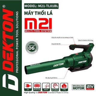 Máy thổi lá dùng pin 21v dekton m21-tl01bl