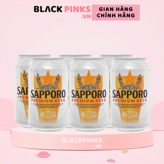 Thùng 24 lon bia Sapporo lon 330ml