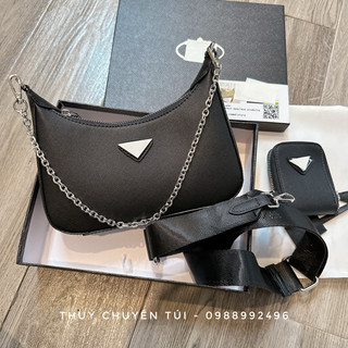 Túi kẹp nách size 22 da xước kèm hộp new