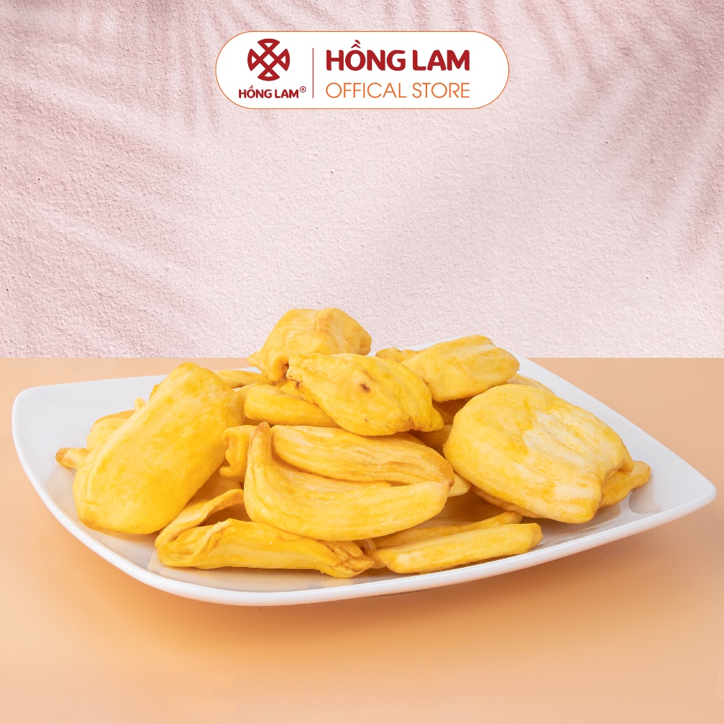 Mít sấy giòn Hồng Lam gói (180gr). Có vị thơm, giòn ngọt