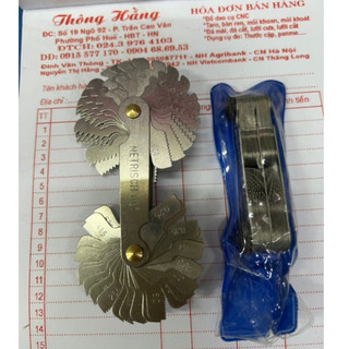 Bộ thước dưỡng đo ren 52 lá - thước đo ren 60° 0.25mm-6.0mm và 55° 4g-62g