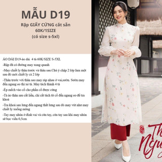 RẬP GIẤY A0 ÁO DÀI D19