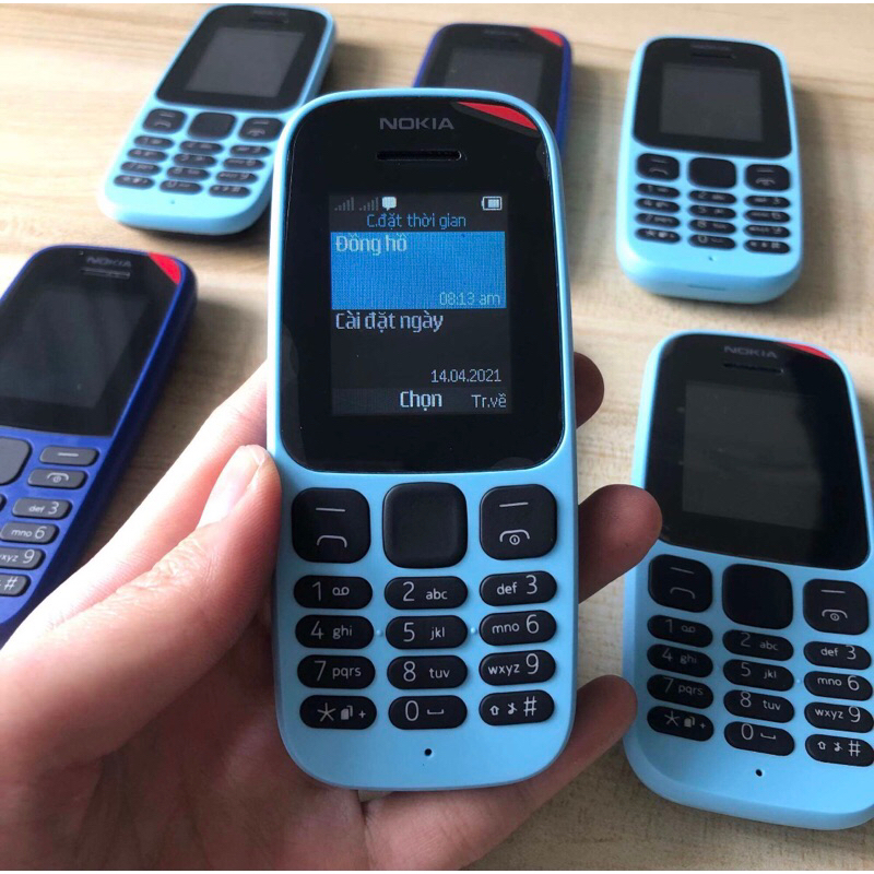 Điện Thoại Phổ Thông 4G Noki.a (105 2017) , (105 2019) Main Zin Kèm Pin Sạc