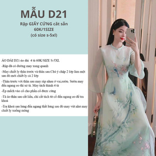 RẬP GIẤY A0 ÁO DÀI D21