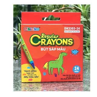 Bút Sáp Màu Regular Crayons (24 Màu) DK 3303-24  - MLB