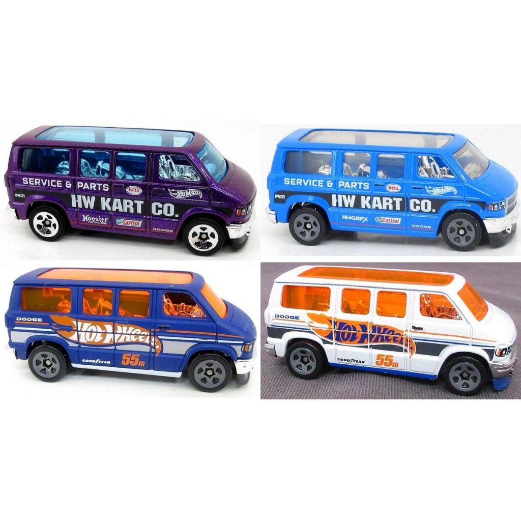 Mô hình xe Hot Wheels Dodge Van