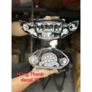 Combo pha đèn 2 tầng kèm hậu appi sirius gắn cho sirius 50-110