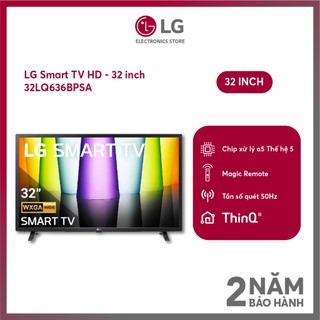Smart tivi lg 32 inch 32lq636bpsa - miễn phí giao lắp hà nội