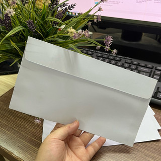 Bao thư trắng 12x22cm