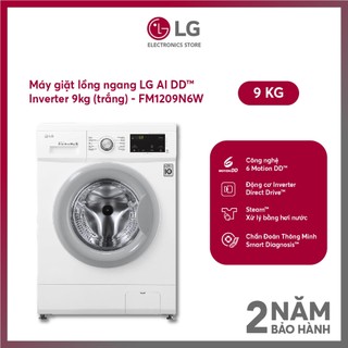 Máy Giặt LG Inverter 9 Kg FM1209N6W - Miễn phí giao lắp Hà Nội