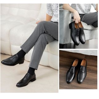 Giày Tây Nam Buộc Dây Toroshoes Da Bò Mã M689 Đen (2 lựa chọn)