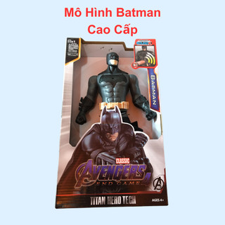 Mô hình Batman mô hình người dơi cao 30cm nhựa siêu bền đèn phát sáng và phát nhạc