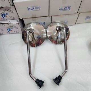 Kính chiếu hậu 67 inox chân 8 ly