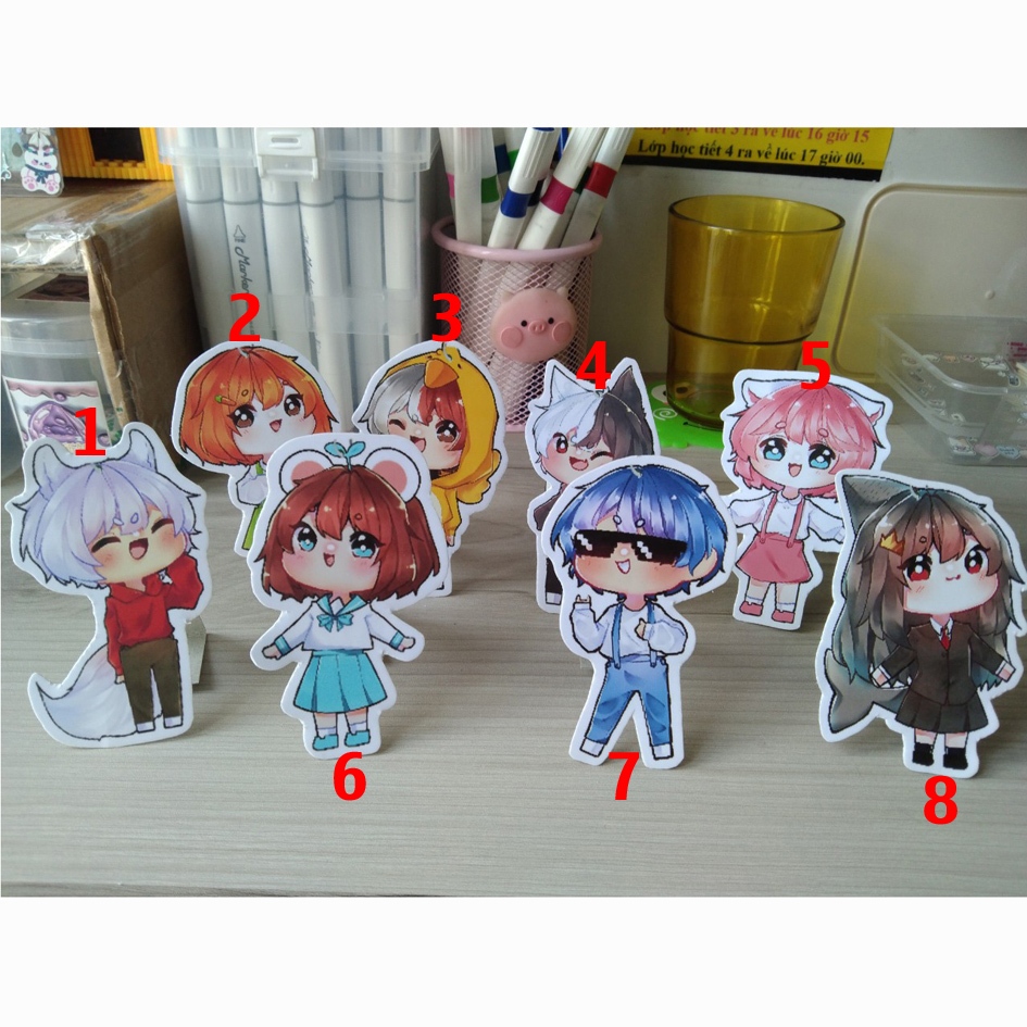 Mô Hình /Standee Hero TEam (Mẫu 01 -8 hình khác nhau)