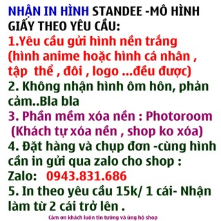 Mô Hình /Standee Hero TEam (Mẫu 01 -8 hình khác nhau)