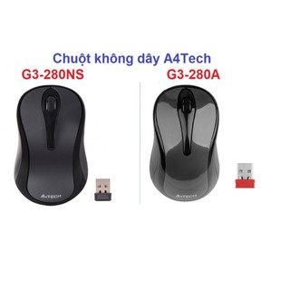 Chuột không dây A4Tech WIRELESS ( G3-280A, G3-280NS ) Màu Đen
