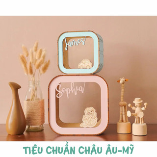 Hộp Đựng Tiết Kiệm Bằng Gỗ