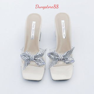  Sandal Cao Gót  Guốc Cao Gót DUNGSTORE88 Cao 7 Phân Gót Trong Cao Cấp Sản Suất 2023 