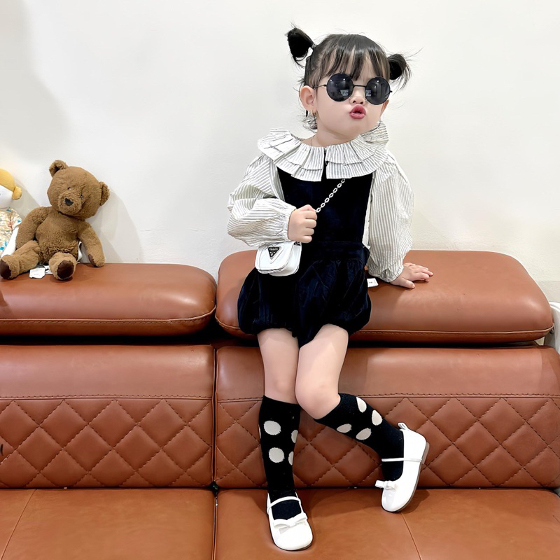 Kính mát tròng tròn chống tia UV400 thời trang cho bé