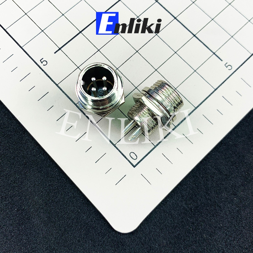 [Mã ELHACE giảm 4% đơn 300K] Giắc GX12-4P 12mm 4 Chân (Đực)