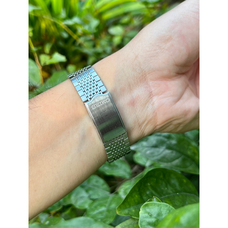 Đồng hồ Nam Seiko Spirit hàng cận Nos mặt trắng lá liễu