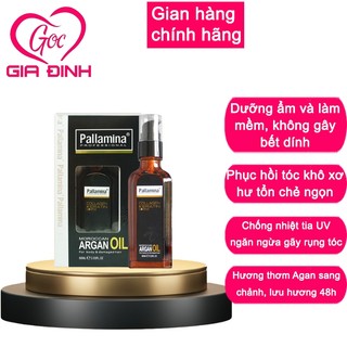 Tinh dầu PALLAMINA ARGAN OIL - SERUM dưỡng bóng phục hồi tóc cao câp, chống xơ rối, giữ nếp