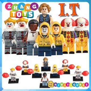 Đồ chơi Xếp hình IT - Tên hề ma quái gồm Pennywise Beverly - George Chosen - Jacobs mô hình Minifigures Koruit KT1012