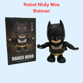 Robot nhảy múa đồ chơi robot cho bé đồ chơi batman có nhạc vui nhộn đèn sáng lấp lánh đa dạng giai điệu