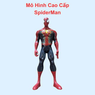 Mô hình người nhện mô hình SpiderMan nhựa bền cao 30cm đèn led sáng và phát nhạc