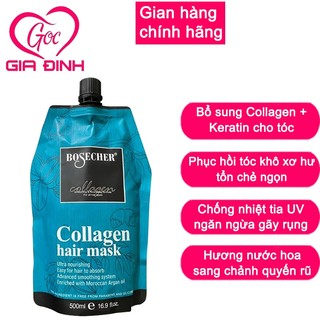 Kem Ủ Tóc Bosecher 500ml Phục Hồi Tái Sinh Mầm Tóc Hư Tổn Bản Cải Tiến Của Kem Ủ Tóc Karseell